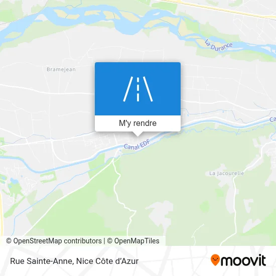 Rue Sainte-Anne plan
