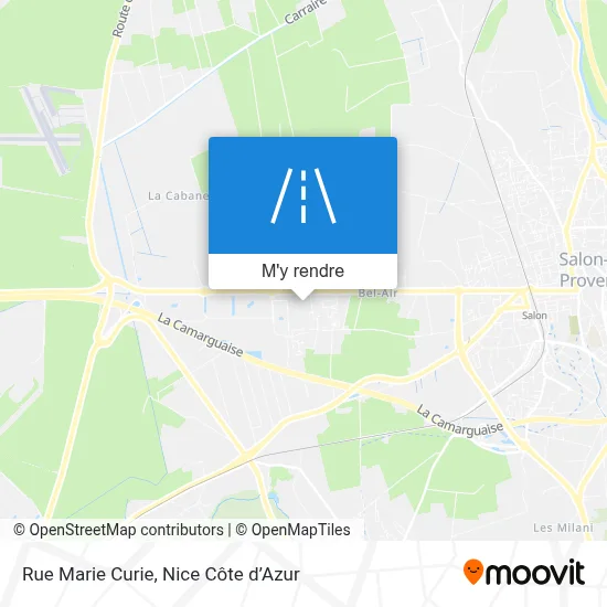 Rue Marie Curie plan