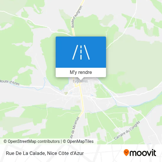 Rue De La Calade plan