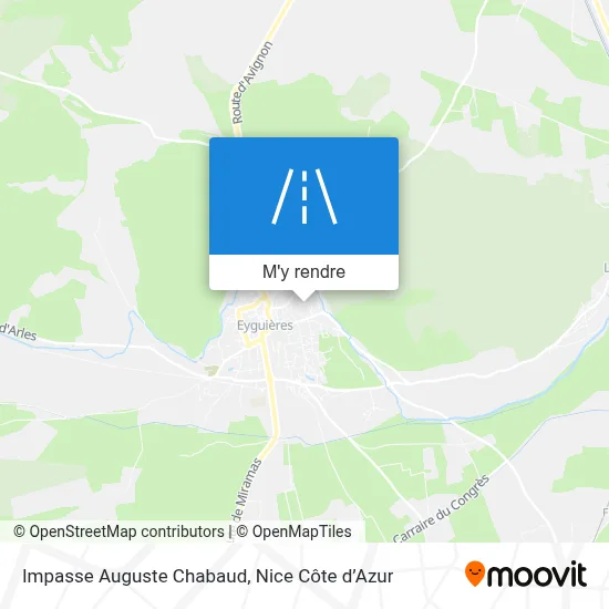 Impasse Auguste Chabaud plan