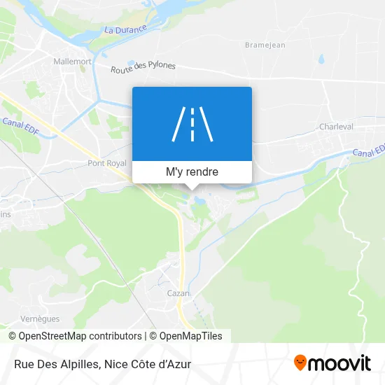 Rue Des Alpilles plan