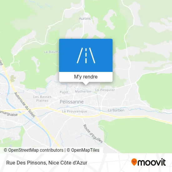 Rue Des Pinsons plan