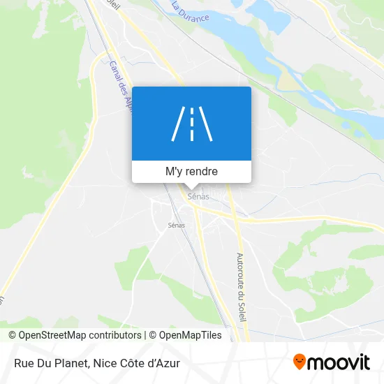 Rue Du Planet plan