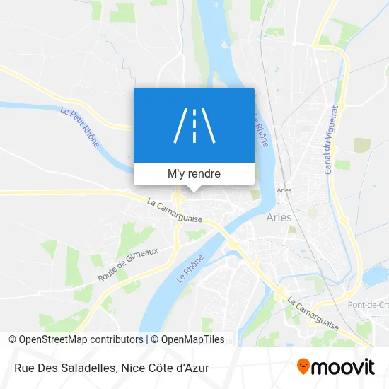 Rue Des Saladelles plan