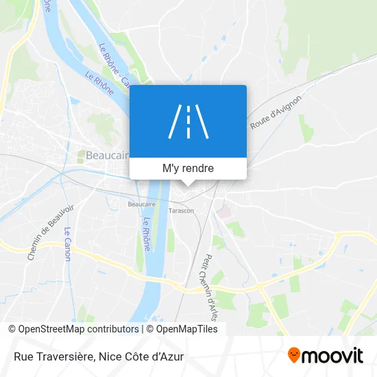 Rue Traversière plan