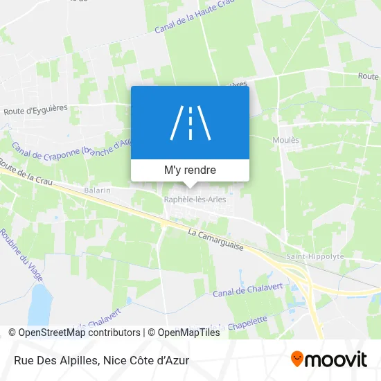 Rue Des Alpilles plan