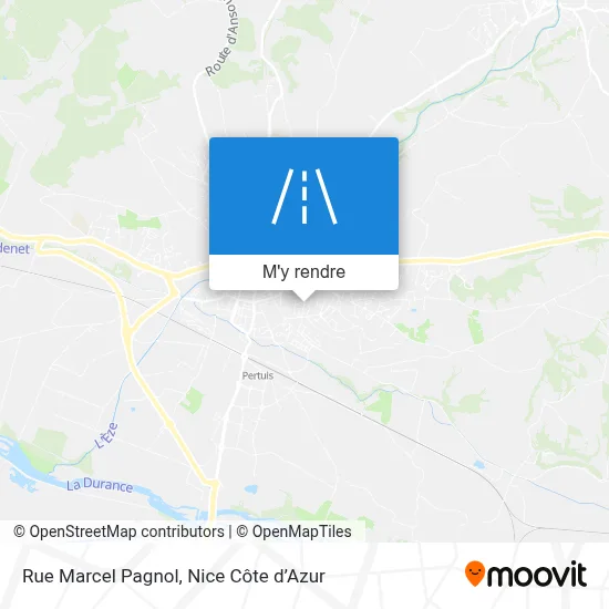 Rue Marcel Pagnol plan