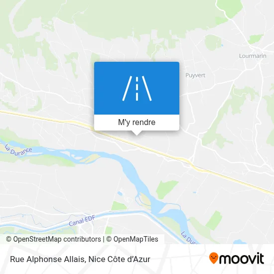 Rue Alphonse Allais plan
