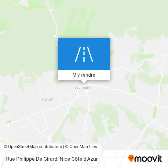 Rue Philippe De Girard plan