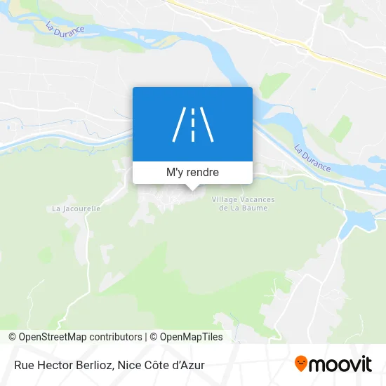 Rue Hector Berlioz plan