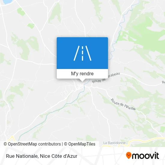 Rue Nationale plan