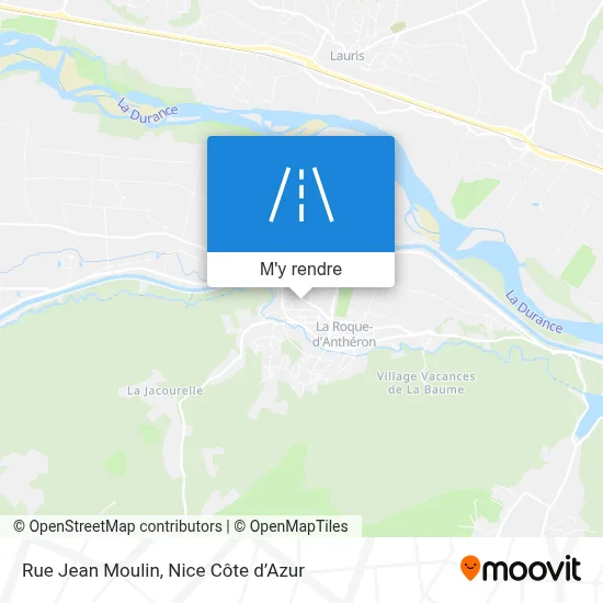 Rue Jean Moulin plan