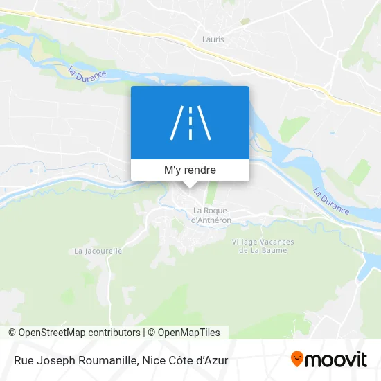 Rue Joseph Roumanille plan