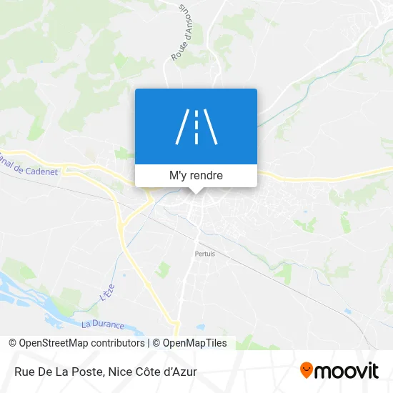 Rue De La Poste plan