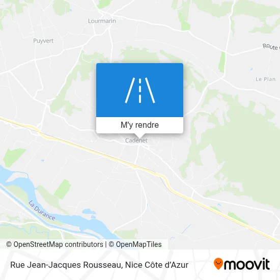 Rue Jean-Jacques Rousseau plan
