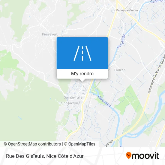 Rue Des Glaïeuls plan