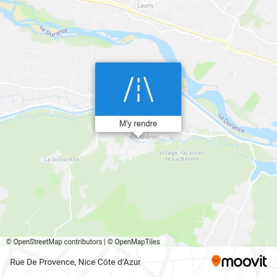 Rue De Provence plan