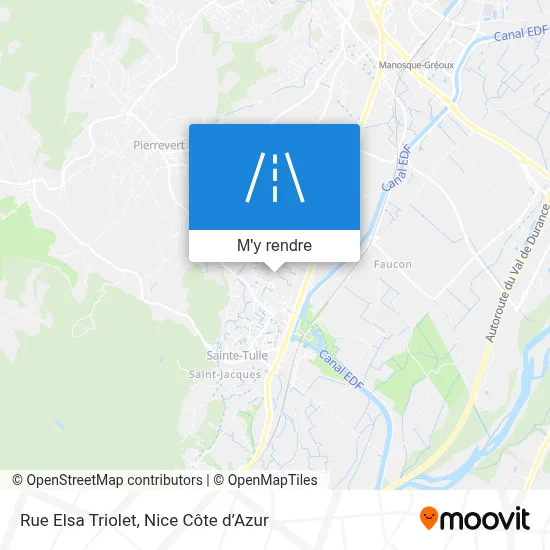 Rue Elsa Triolet plan