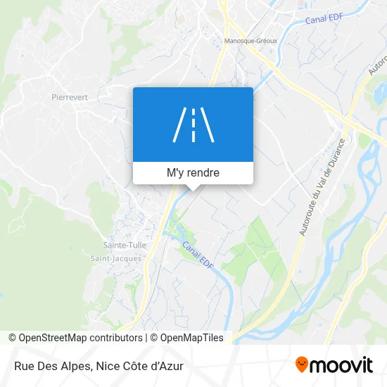 Rue Des Alpes plan