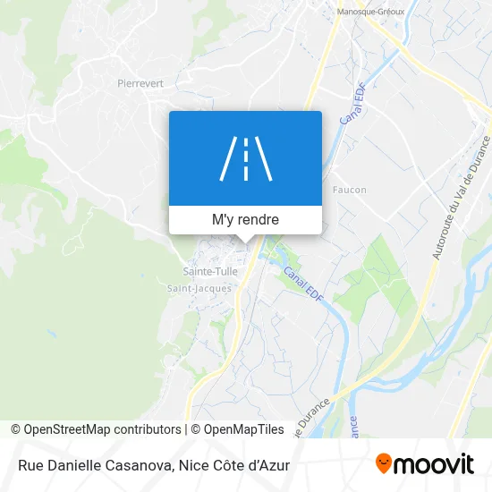 Rue Danielle Casanova plan