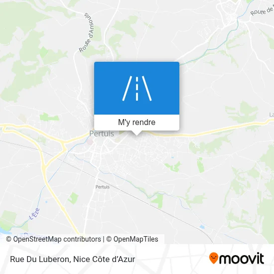 Rue Du Luberon plan