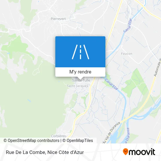 Rue De La Combe plan