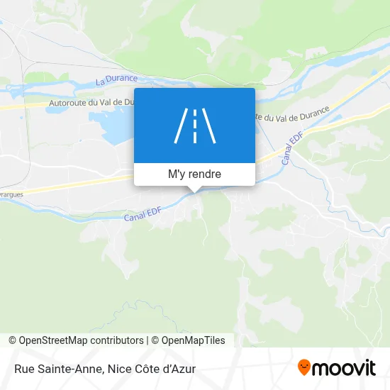 Rue Sainte-Anne plan