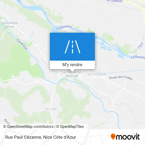Rue Paul Cézanne plan