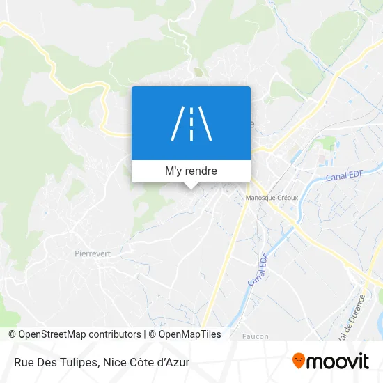Rue Des Tulipes plan