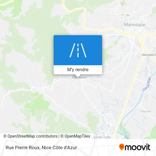 Rue Pierre Roux plan