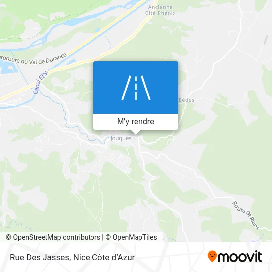 Rue Des Jasses plan