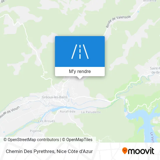 Chemin Des Pyrethres plan