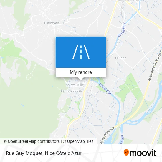 Rue Guy Moquet plan