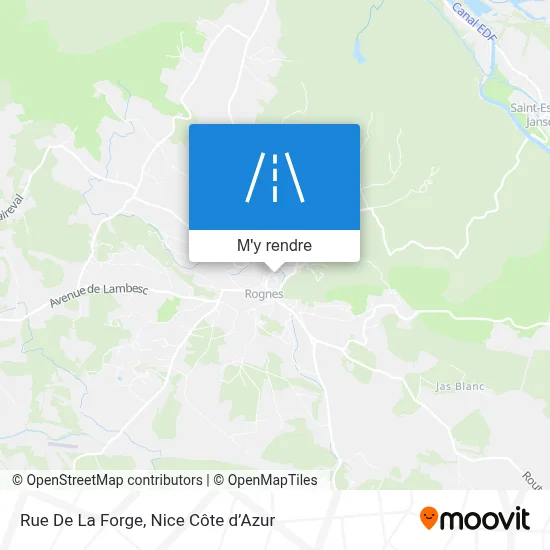 Rue De La Forge plan