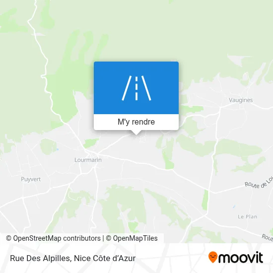 Rue Des Alpilles plan