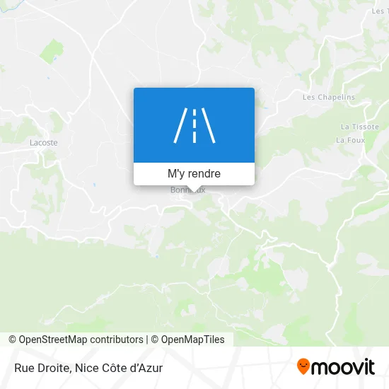 Rue Droite plan