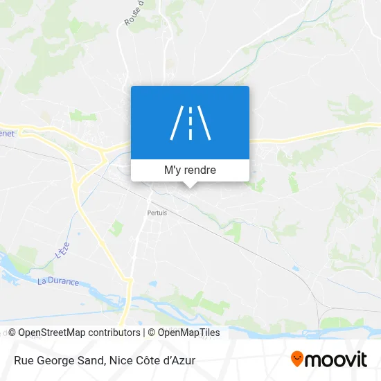 Rue George Sand plan
