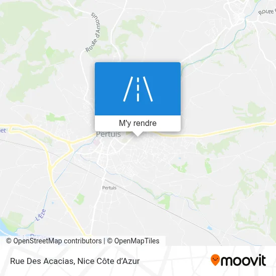 Rue Des Acacias plan