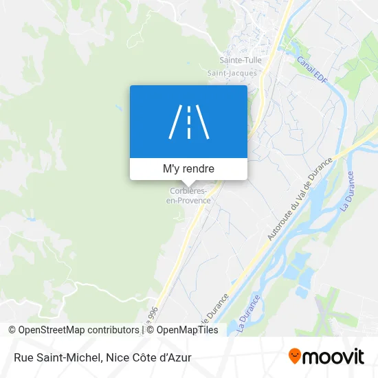 Rue Saint-Michel plan
