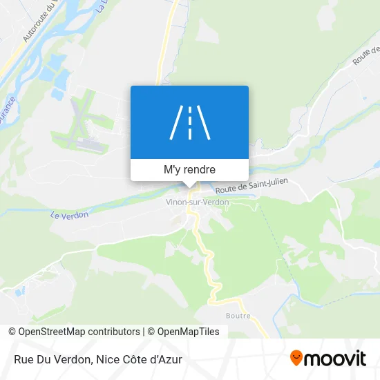 Rue Du Verdon plan