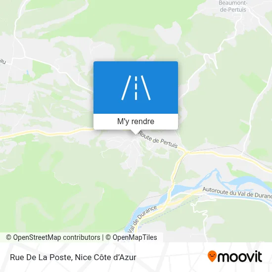 Rue De La Poste plan
