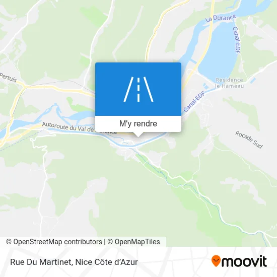 Rue Du Martinet plan