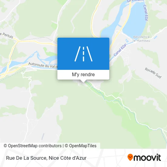 Rue De La Source plan