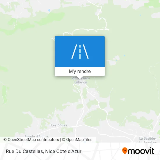 Rue Du Castellas plan