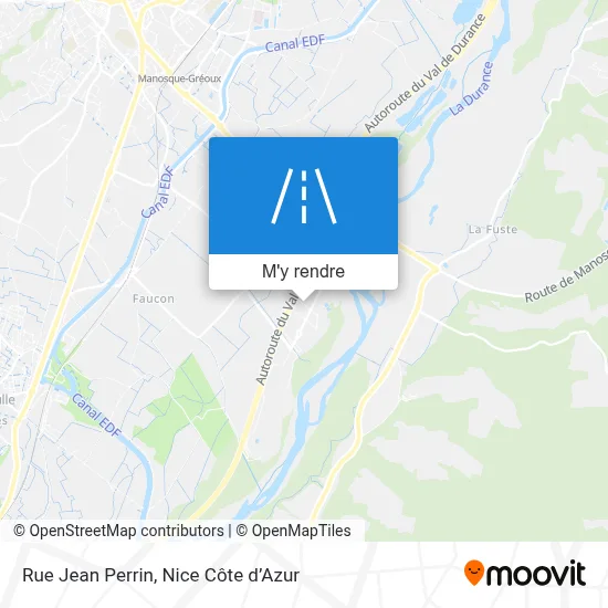 Rue Jean Perrin plan