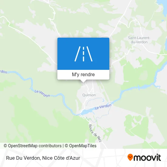 Rue Du Verdon plan