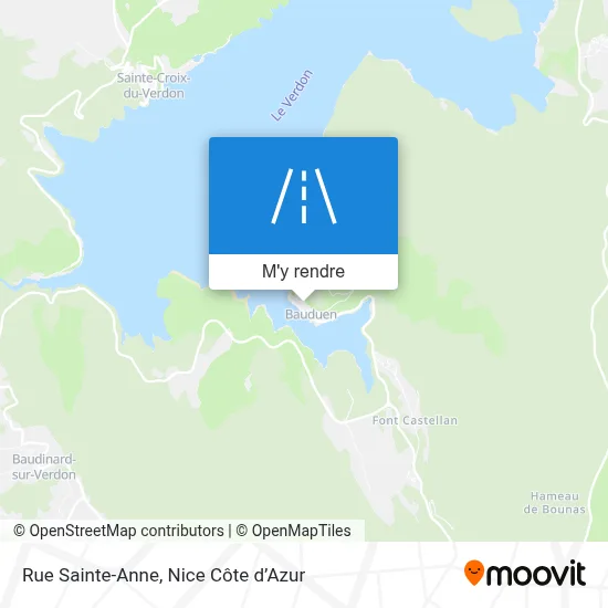 Rue Sainte-Anne plan