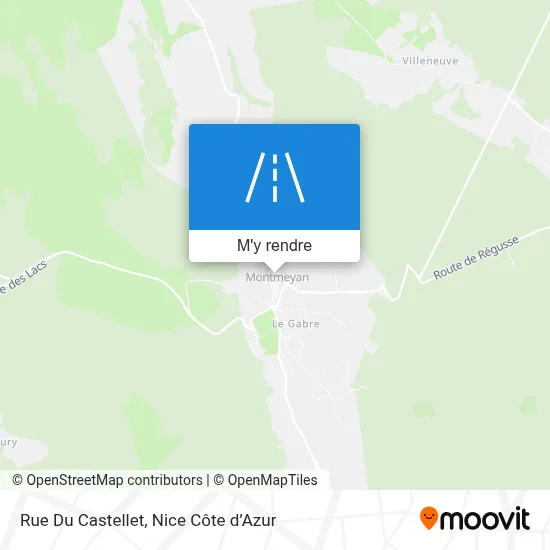 Rue Du Castellet plan