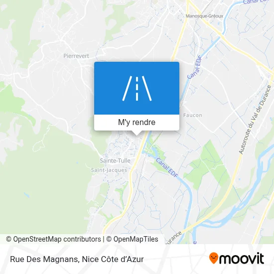 Rue Des Magnans plan