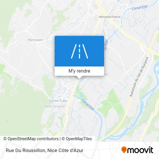 Rue Du Roussillon plan